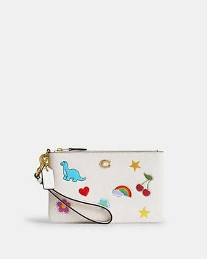 COACH Portafoglio Piccolo Essenziale Con Stampa Sticker - Nero