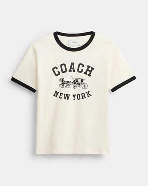 COACH Ringer T-Shirt - Black