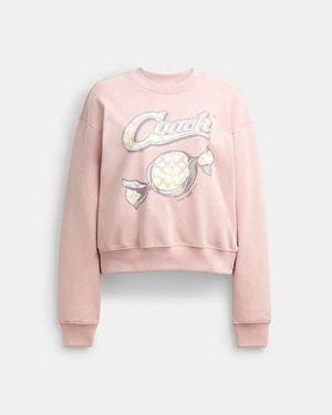 COACH Candy Crewneck Jumper - Black