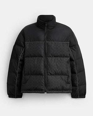 COACH Signature Down Jacket - Black