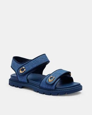 COACH Flat Sandals - Blue