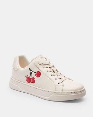 COACH High Line Trainer With Cherry Print - Black