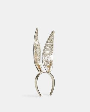 COACH Bunny Ears Headband - Black