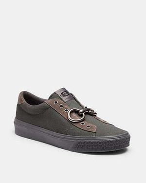 COACH Sneaker Skate Con Dettagli Metalliche - Nero