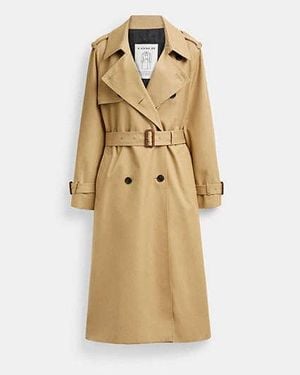 COACH Relaxed Trench Coat - Natural