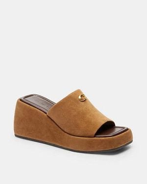 COACH Sandalo Con Plateau Marie - Nero