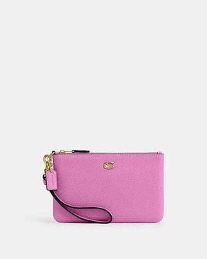 COACH Essential Small Wristlet - Black