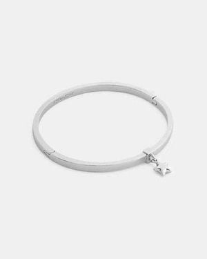 COACH Star Charm Dünnes Klapparmband Für Frauen - Schwarz