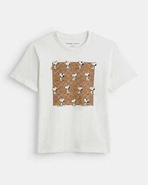 COACH Coach X Peanuts Snoopy T-Shirt - Black