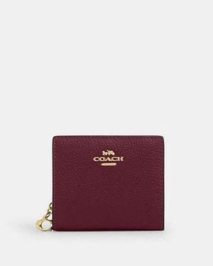 COACH Snap Wallet - Red