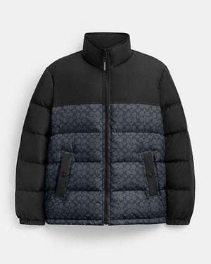 COACH Signature Down Jacket - Black