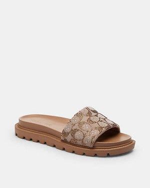 COACH Brynn Slide Sandal - Black