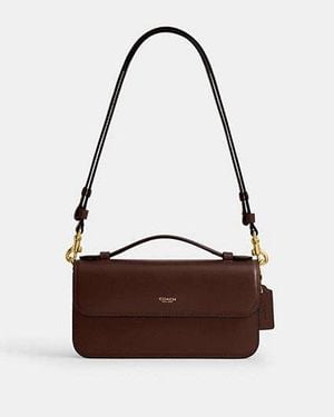 COACH Bolso Cruzado Con Asa Superior - Negro