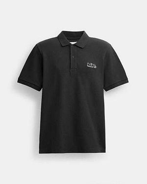 COACH Horse And Carriage Classic Polo - Black