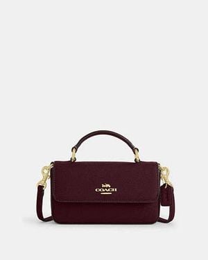 COACH Mini Josie Top Handle Bag - Black