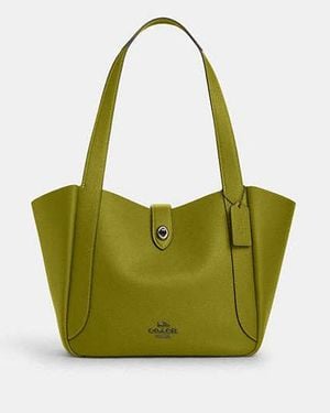 COACH Hadley Turnlock Tote Bag - Green