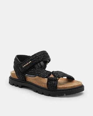 COACH Sport Sandal - Nero