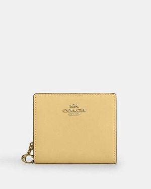 COACH Snap Wallet With Charm - Black