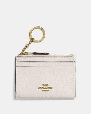 COACH Mini Skinny Id Case - White