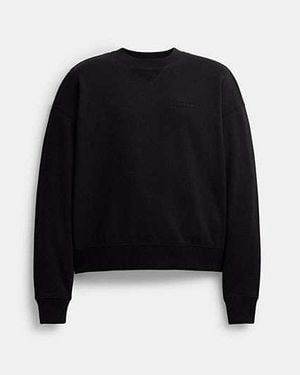 COACH Essential Crewneck Top - Black