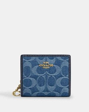 COACH Snap Wallet - Blue