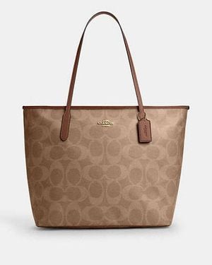 COACH Large City Tote Bag - Black