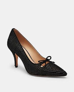 COACH Pump Heels With Crystals - Black