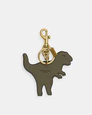 COACH Rexy Bag Charm - Black