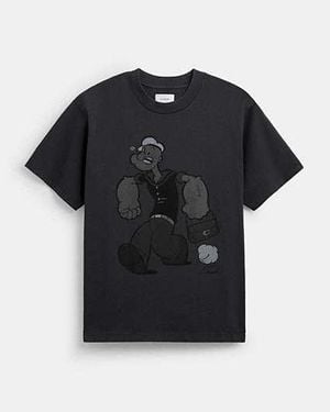 COACH Coach X Popeye Relaxed T-Shirt - Black