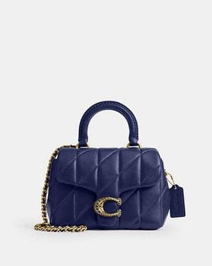 COACH Borsa Tabby A Mano Con Trapuntatura - Blu