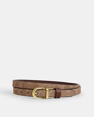 COACH Classic Buckle Cut-To-Size Reversible Belt, 18Mm - Black