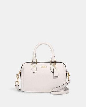 COACH Bolso Cruzado Mini Rowan - Negro