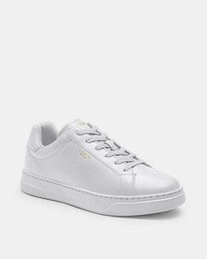 COACH High Line Trainers Shoes 9 D - White