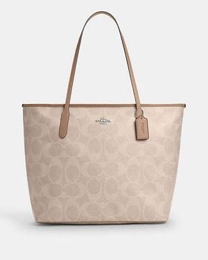 COACH Large City Tote Bag - Black