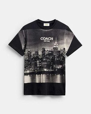 COACH Postcard T-shirt - Black