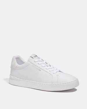 COACH Clip Low Top Trainer With Signature Canvas - Black