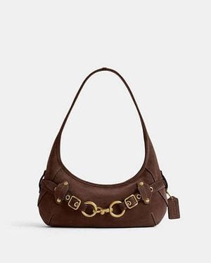 COACH Bolso De Hombro Ergo Con Cinturón En Castaño - Negro