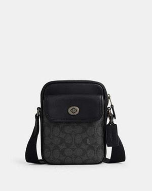 COACH Turnlock Crossbody Bag - Black