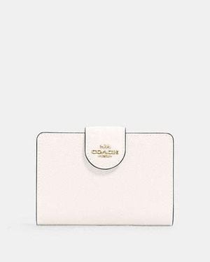 COACH Medium Corner Zip Wallet - Black