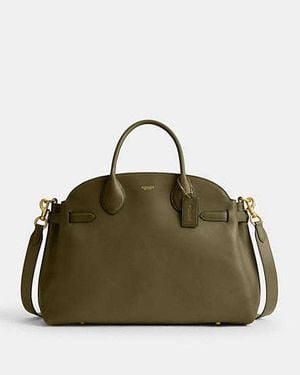 COACH Bolso Soft Empire Carryall 40 En Verde
