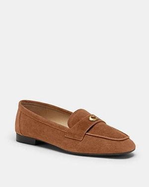 COACH Sculpted C Loafer - Brown
