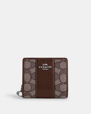 COACH Snap Wallet - Brown