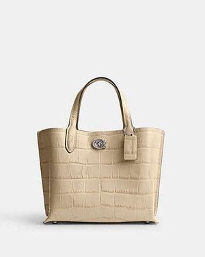 COACH Borsa Larga Willow 24 - Nero