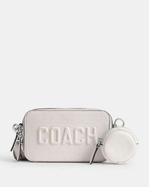 COACH Charter Slim Crossbody Bag With Coach Graphic - Black