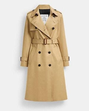COACH Trench Coat - Natural