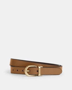 COACH Classic Buckle Cut-To-Size Reversible Belt, 25Mm - Black