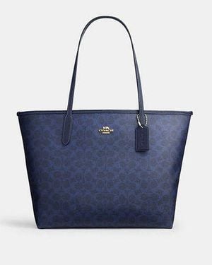 COACH City Tote - Blu