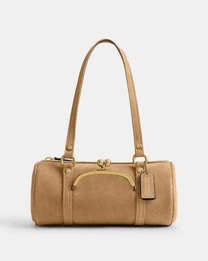 COACH Kisslock Barrel Bag 28 - Black