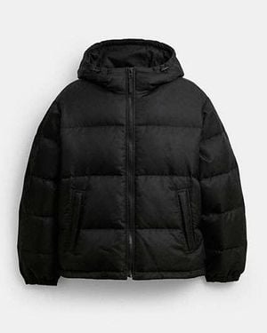 COACH Tonal Signature Down Jacket - Black