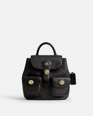 COACH Sac À Dos Hadley En Toile Exclusive - Noir